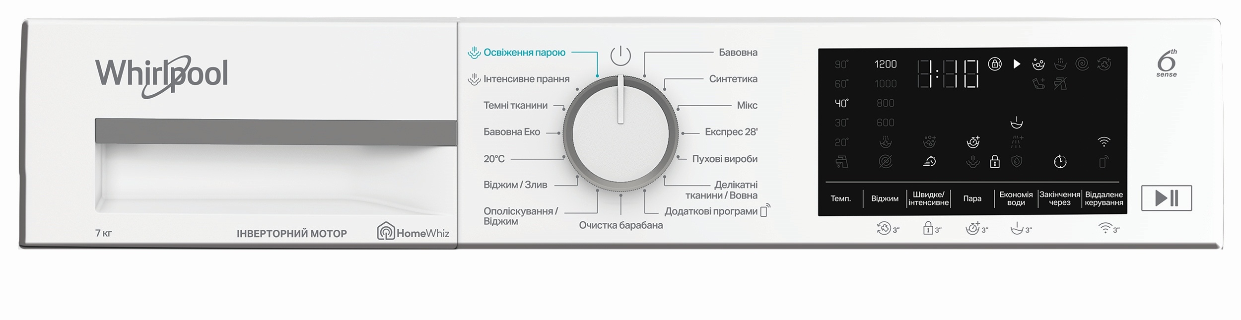 Пральна машина Whirlpool WAM 712WB UA відгуки - зображення 5