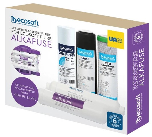 Картридж для фильтра Ecosoft P'URE Alkafuse "6 мес" CHV5PUREALC уценка