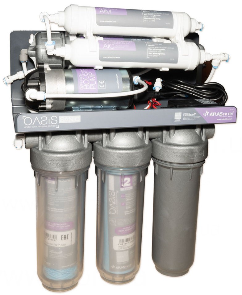 Фільтр для води Atlas Filtri Oasis DP Sanic Pump 75 GPD (SA6075320) ціна 25500 грн - фотографія 2