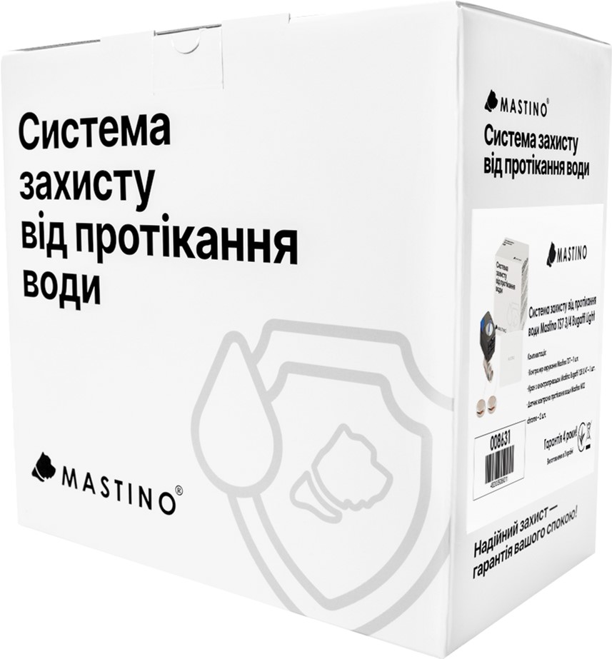 Система захисту від протікання води Mastino TS7 3/4" Bugatti Light відгуки - зображення 5