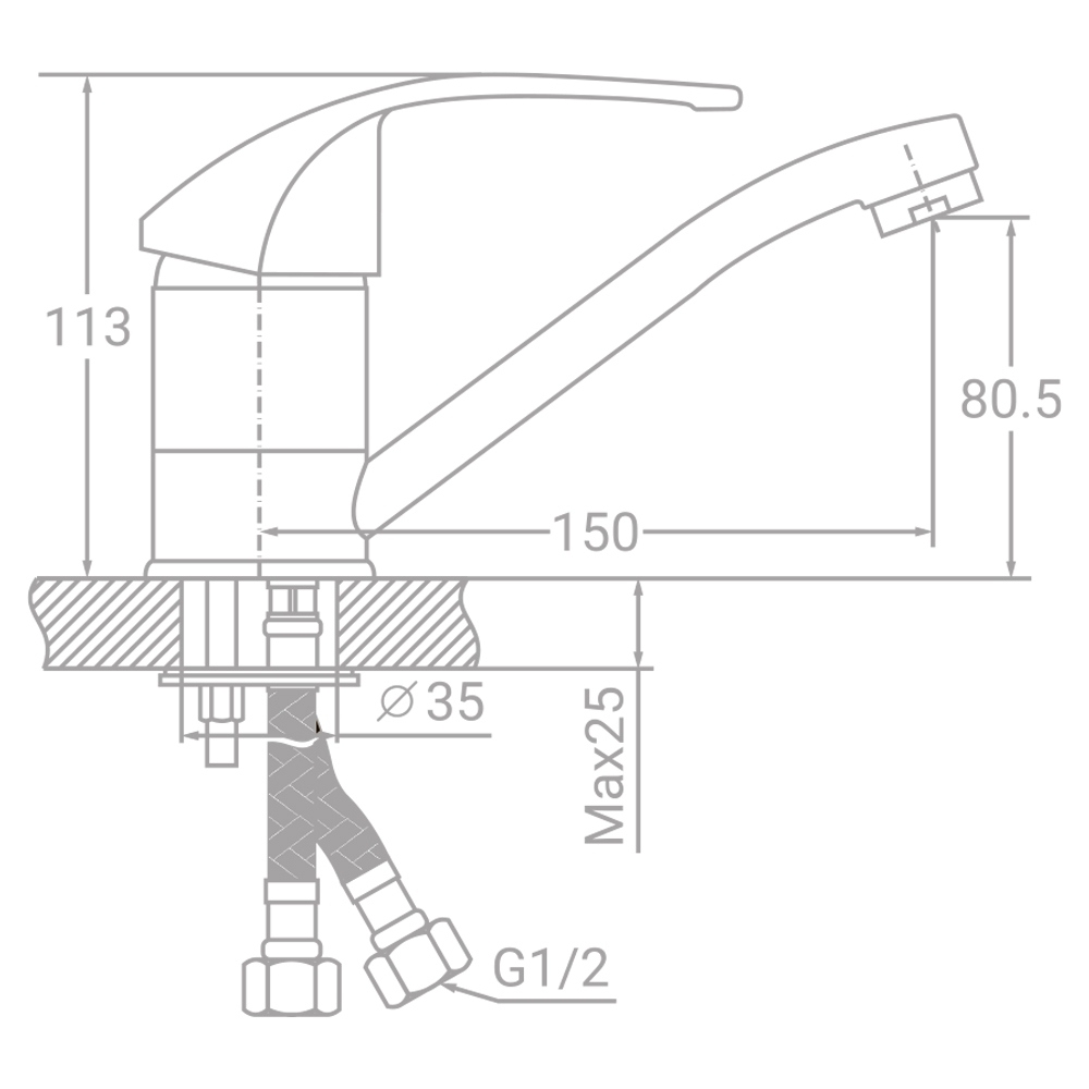 TAU SD-2B143C (9804120) Габаритные размеры