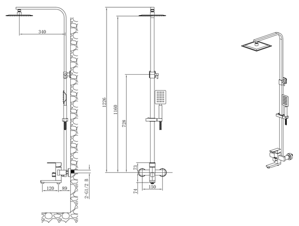Aquatica s18 (9718401) Габаритні розміри