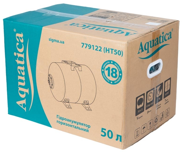Гидроаккумулятор Aquatica 50л (779122) инструкция - изображение 6