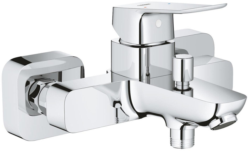 Змішувач для ванни і душу Grohe Dice з Flex Vitalio Comfort 250 Cube UA203170101 огляд - фото 8