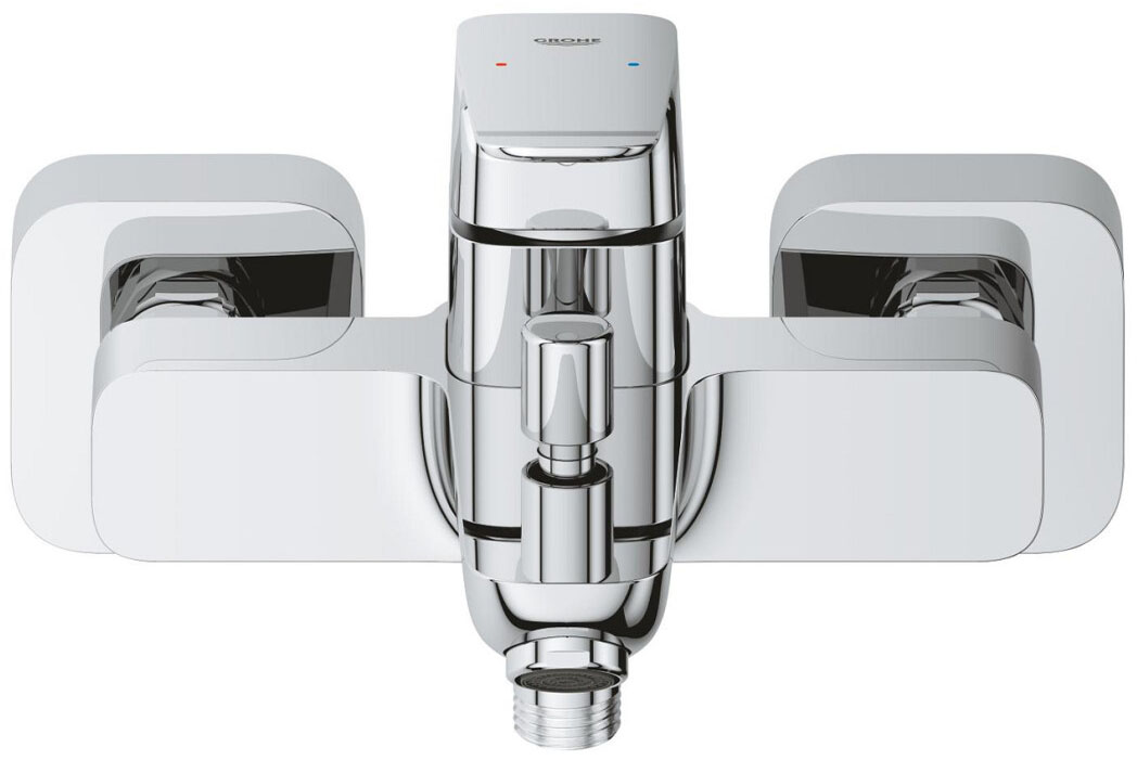 Змішувач для ванни і душу Grohe Dice з Flex Vitalio Comfort 250 Cube UA203170101 огляд - фото 11