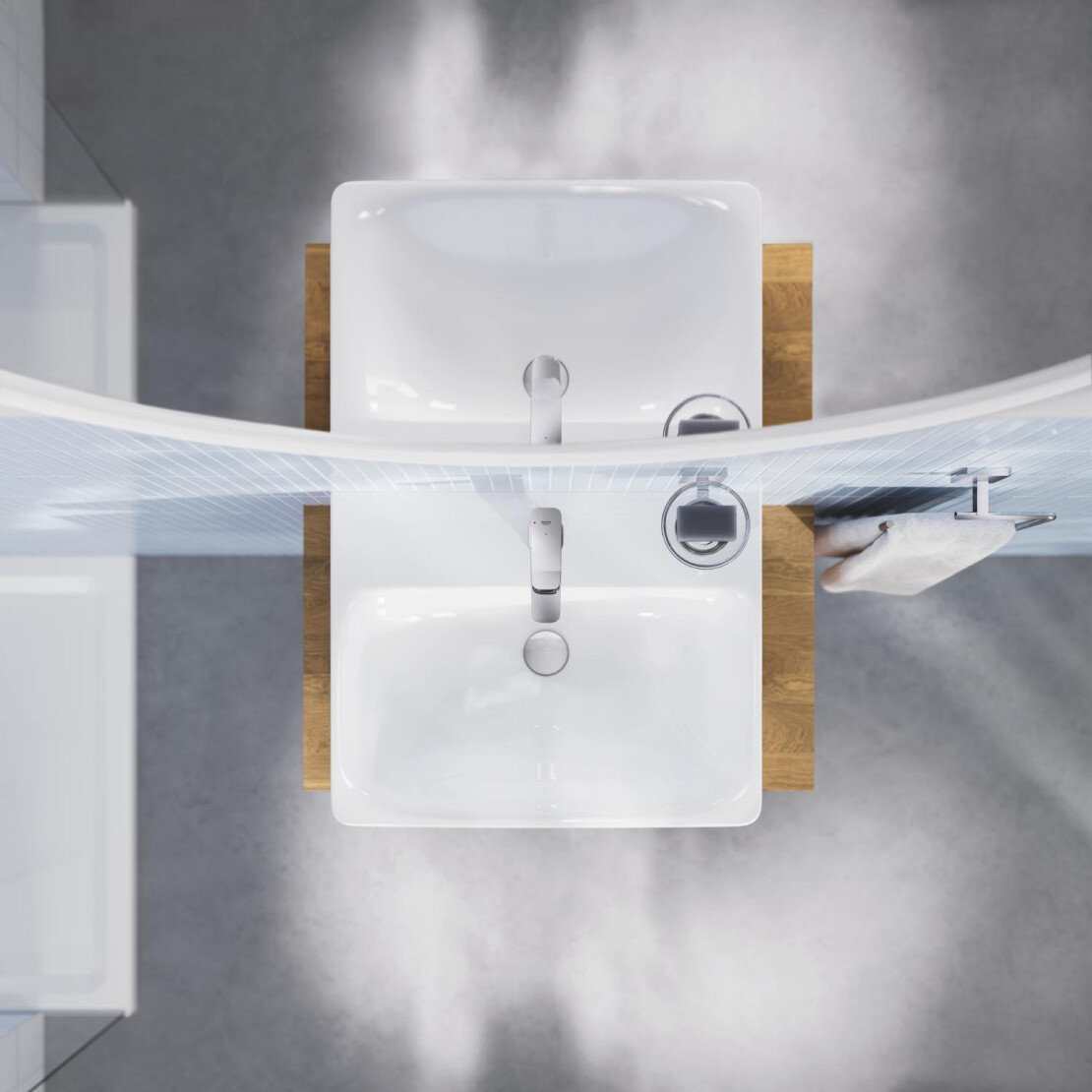 зовнішність товару Набір змішувачів Grohe Dice з QuickFix Vitalio Comfort Cube UA203101TM - 26