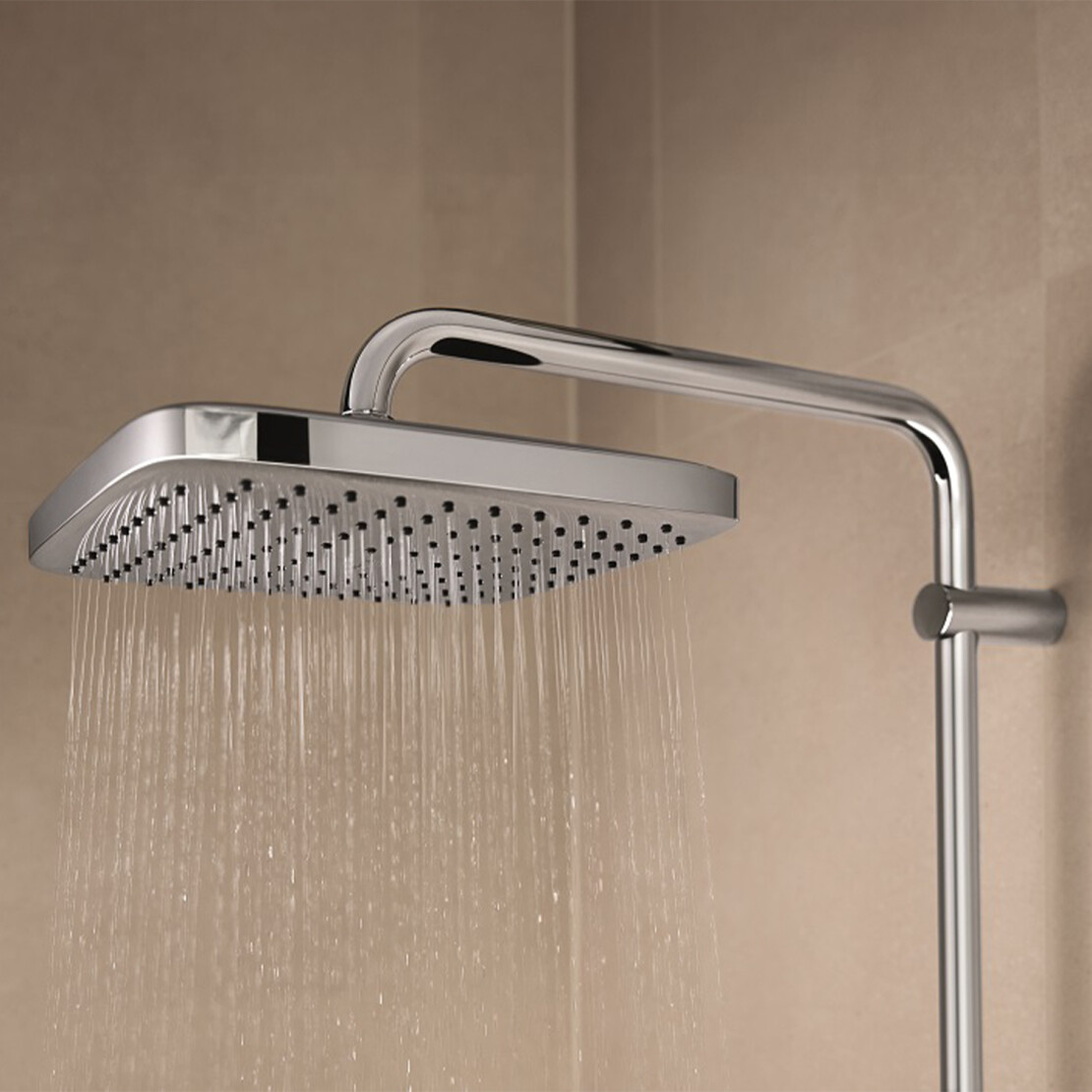 огляд товару Набір змішувачів Grohe Dice з QuickFix Vitalio Comfort Cube UA203101TM - фотографія 12