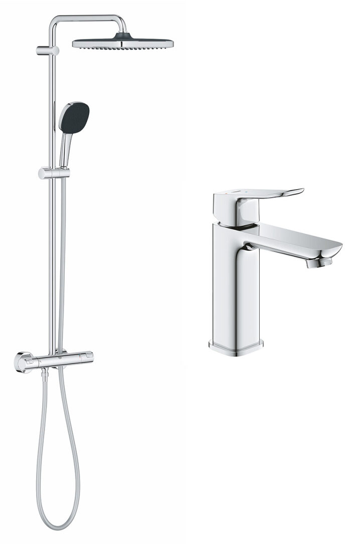 Grohe Dice с QuickFix Vitalio Comfort Cube UA203101TM