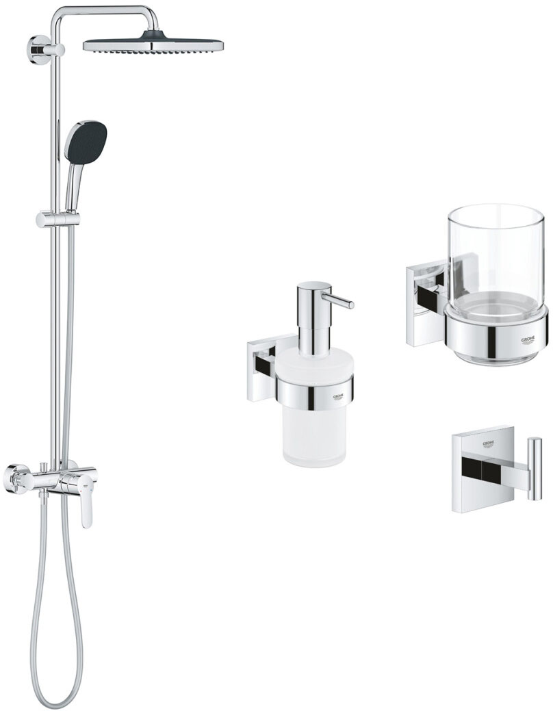 Душова система Grohe QuickFix Vitalio Comfort 26985001 з набором аксесуарів BF40961SC (2698540961BF)