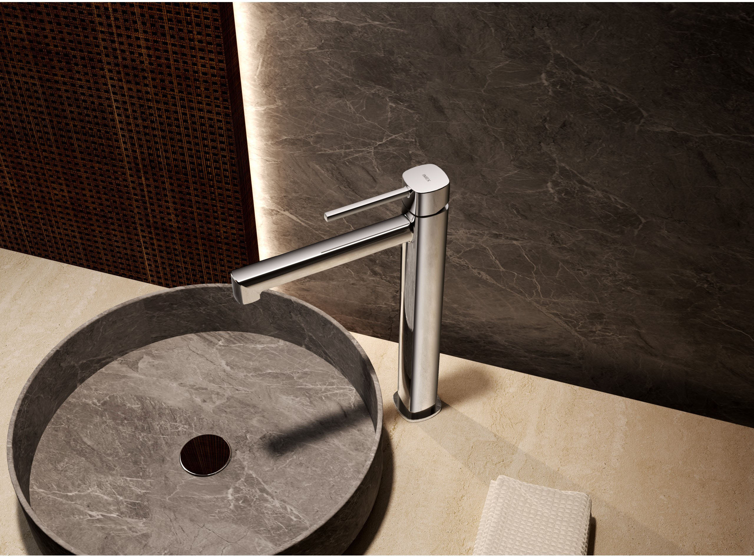 в продаже Смеситель для умывальника Imex Toscana Chrome BDT064-3 - фото 3