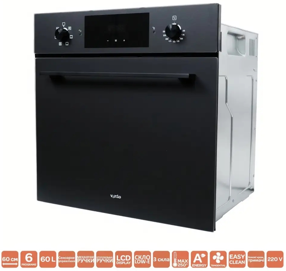 Духова шафа Ventolux EO60TC-6P MBG ціна 12555 грн - фотографія 2