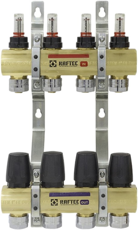 Характеристики распределительный коллектор Raftec LCR-1.4, 1"х3/4"ЕК