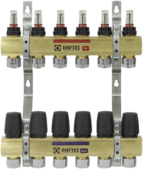 Купить распределительный коллектор Raftec LCR-1.6, 1"х3/4"ЕК в Киеве
