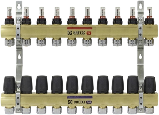 Распределительный коллектор Raftec LCR-1.10, 1"х3/4"ЕК