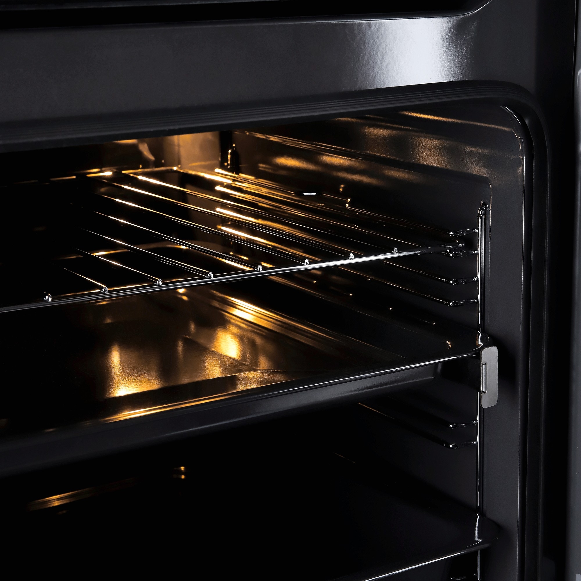 Духова шафа Granado Geo 122-1311 Black glass огляд - фото 8