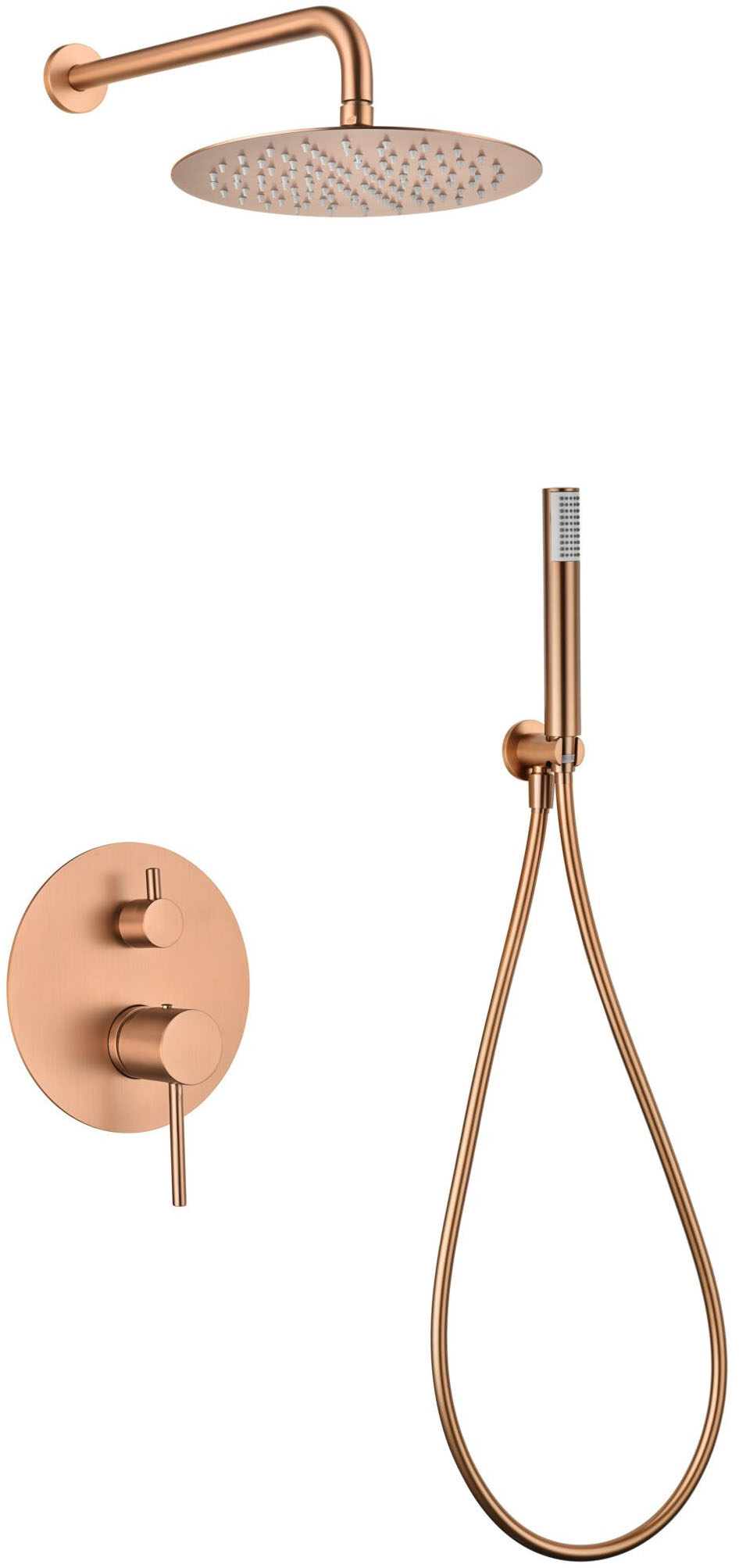 Набір для душу Imex Monza Brushed Rose Gold GPM039/ORC