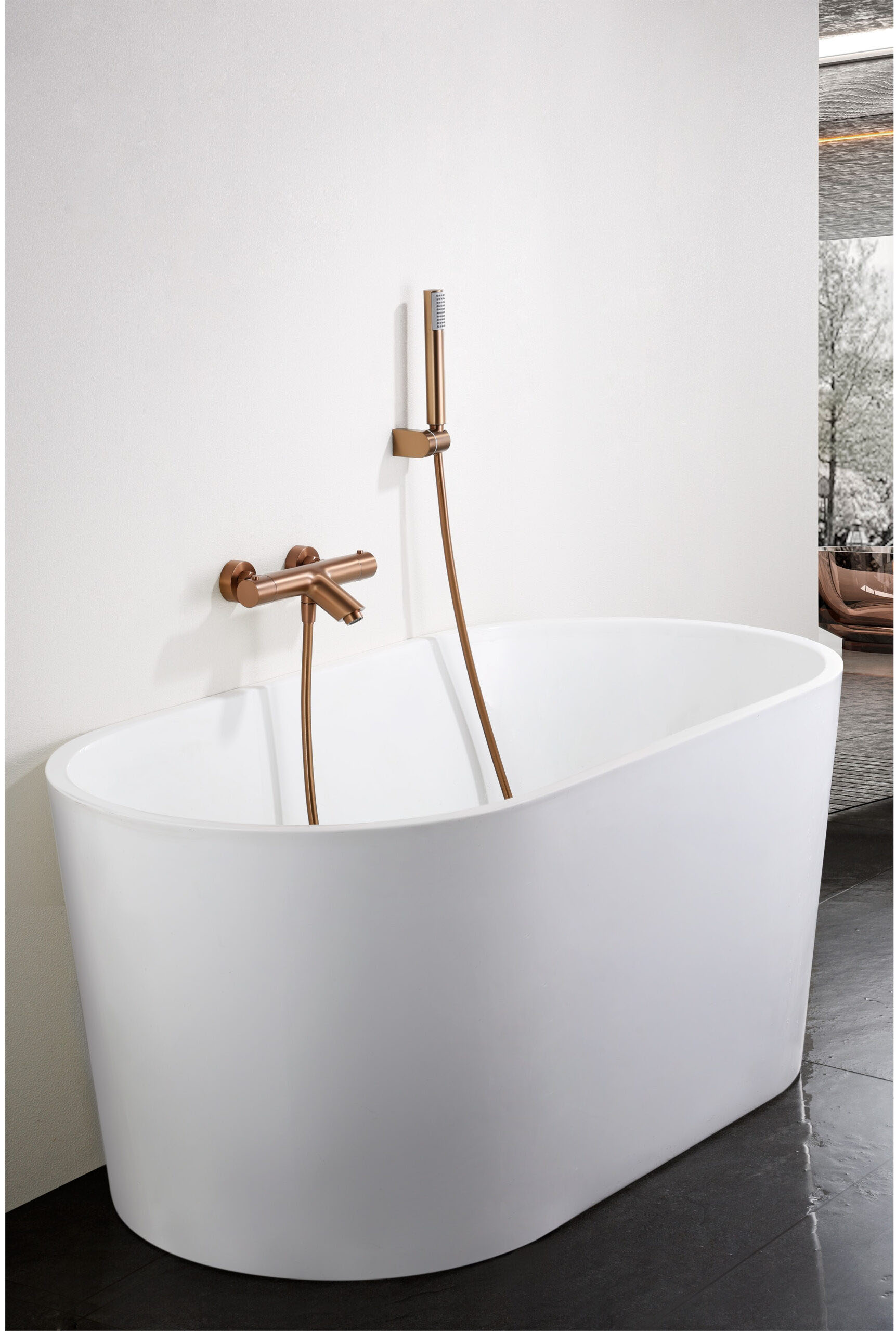 в продажу Змішувач для ванни і душу Imex Monza Brushed Rose Gold BTM039-4ORC - фото 3