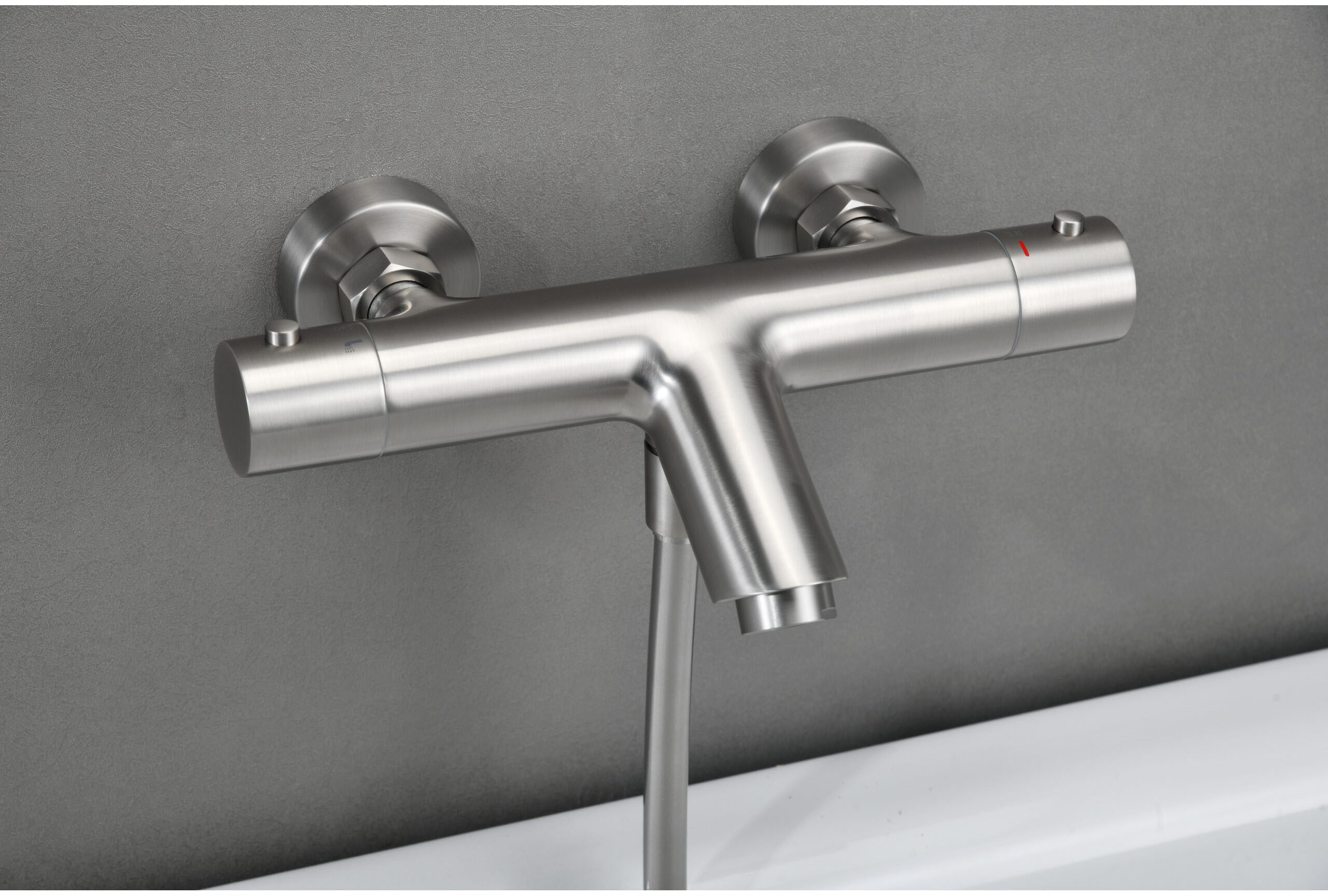в продажу Змішувач для ванни і душу Imex Monza Brushed Nickel BTM039-4NQ - фото 3