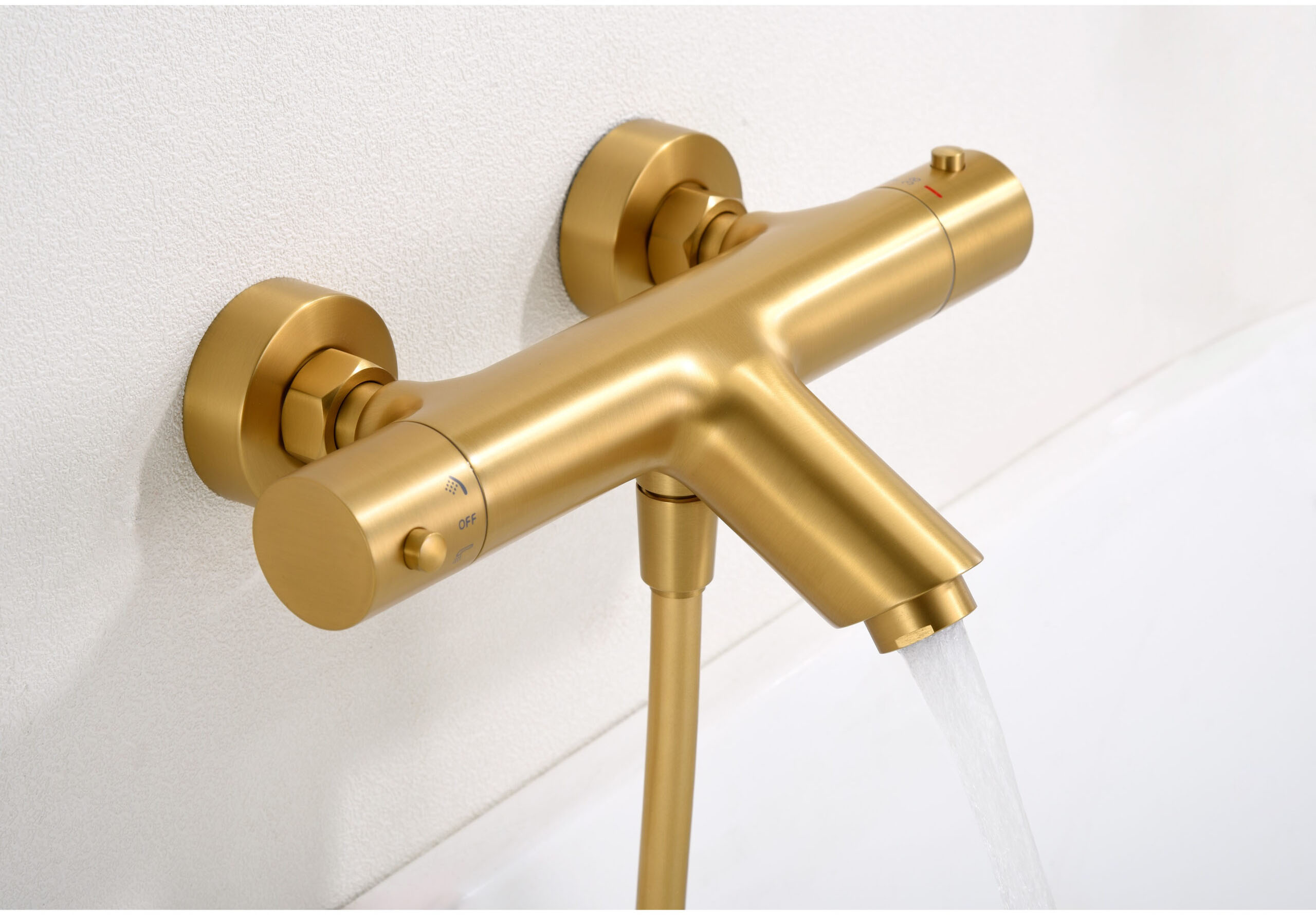 в продажу Змішувач для ванни і душу Imex Monza Brushed Gold BTM039-4OC - фото 3
