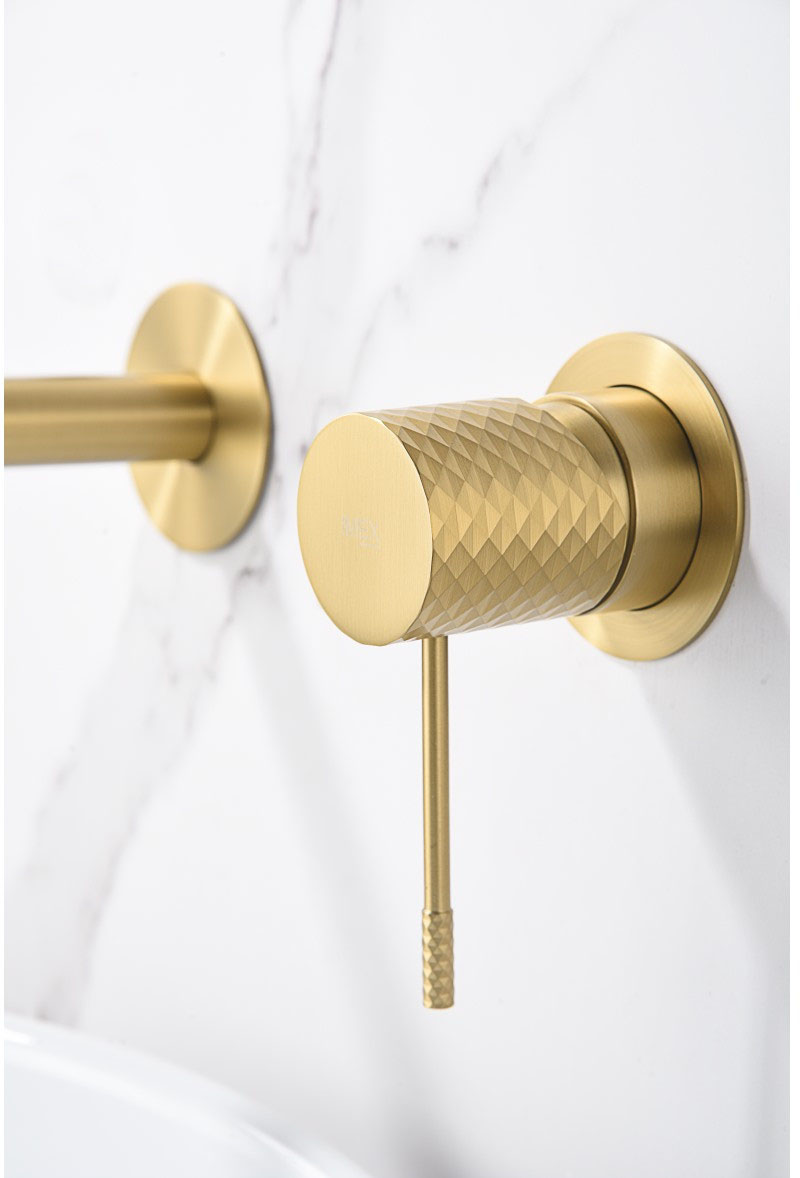 Смеситель для умывальника Imex Genova Brushed Gold GLG053/OC цена 10453 грн - фотография 2