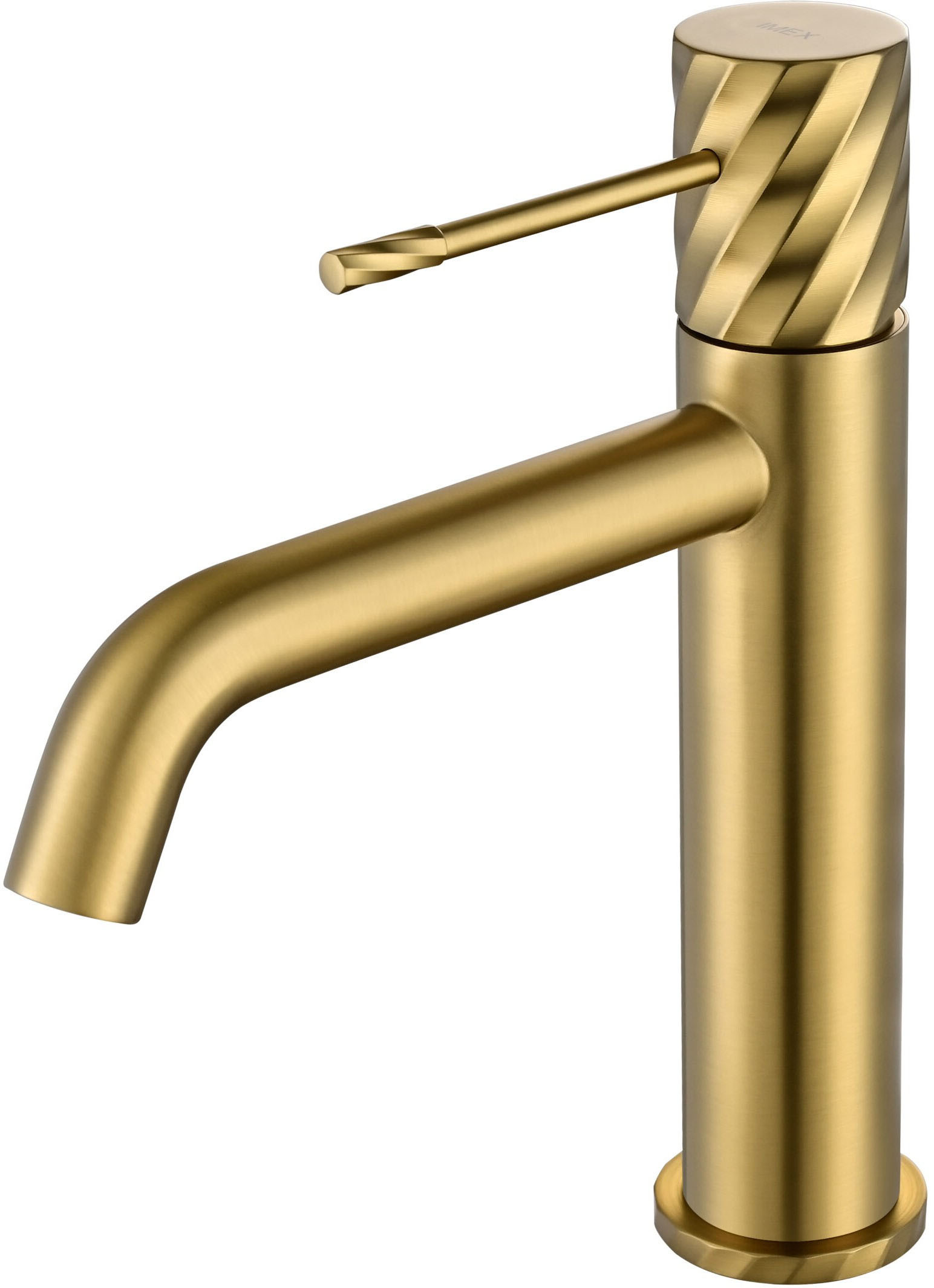 Смеситель для умывальника Imex Bless Brushed Gold BDB063-1OC