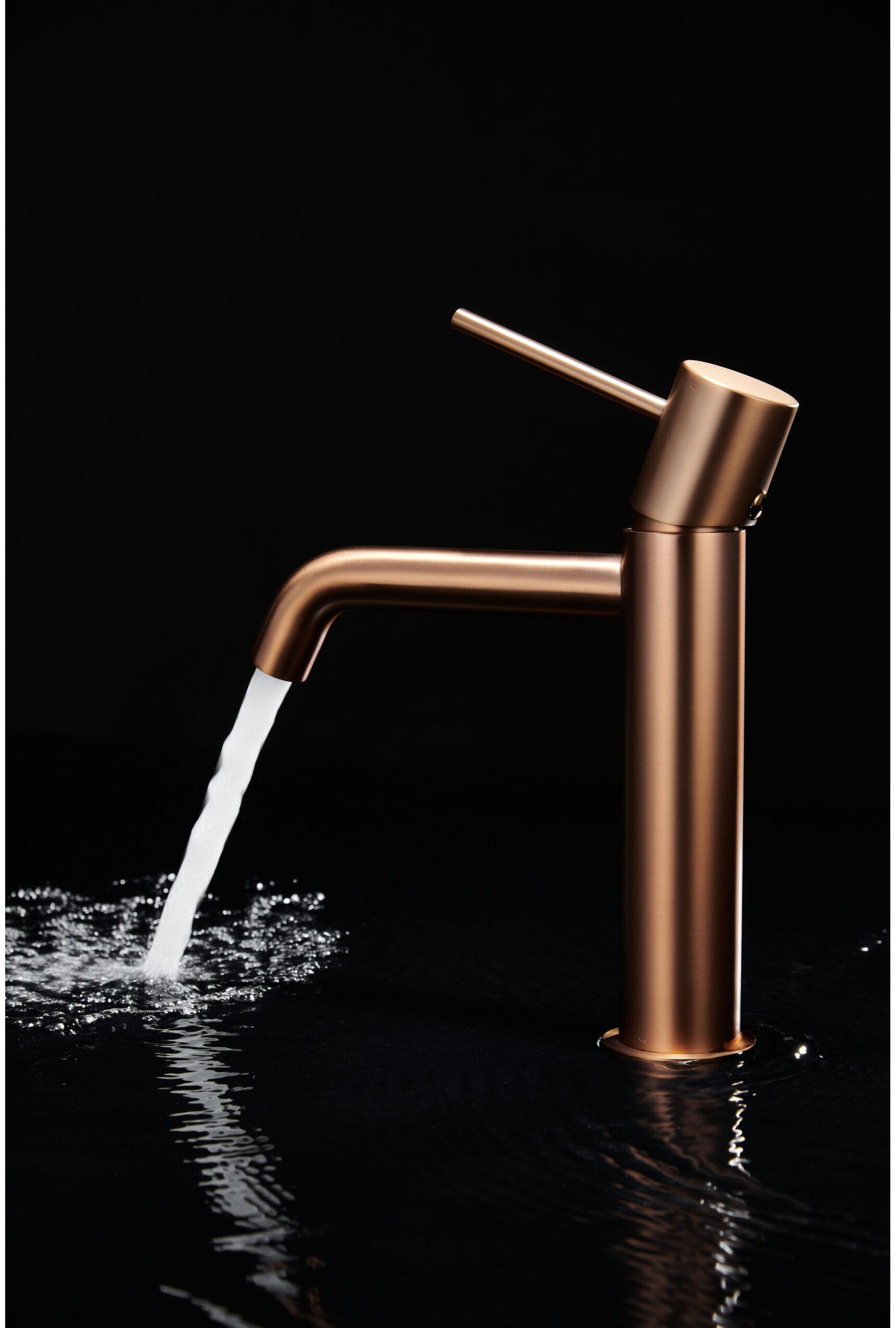 Смеситель для умывальника Imex Monza Brushed Rose Gold BDM039-1ORC цена 8109 грн - фотография 2