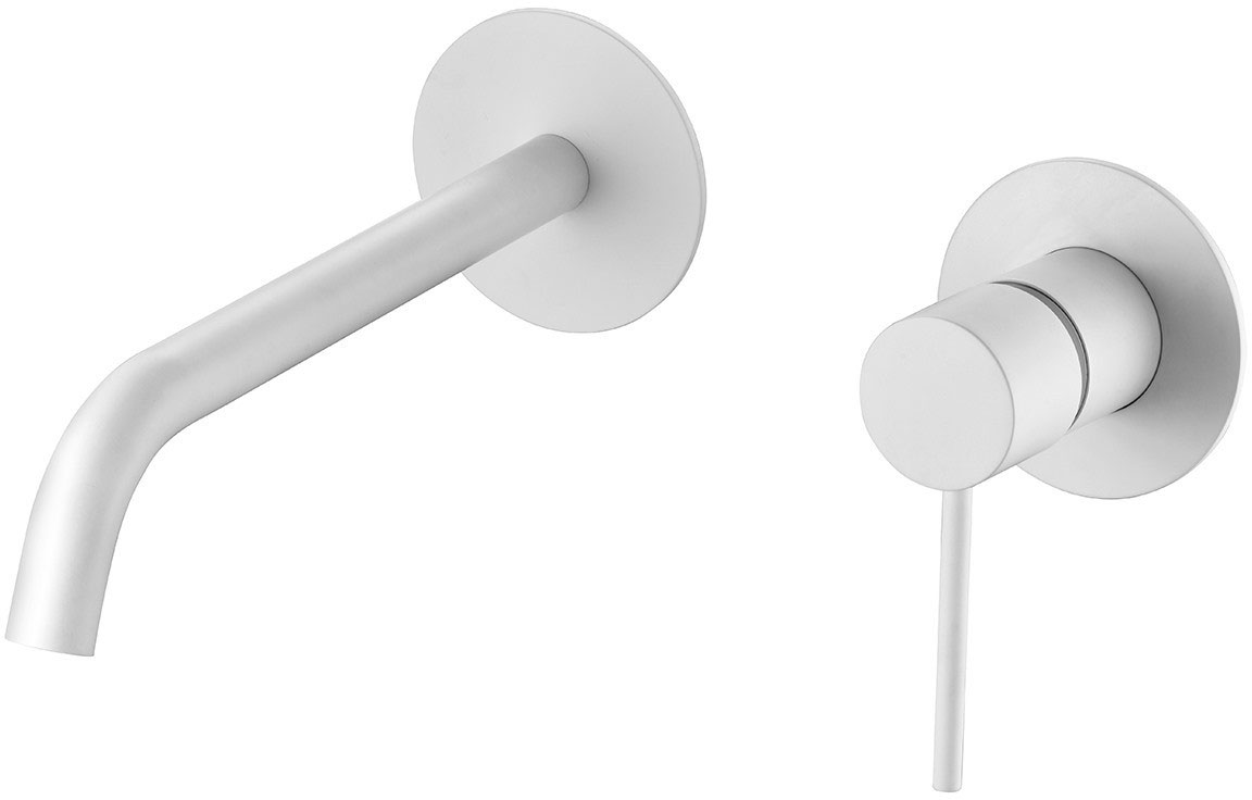 Смеситель для умывальника Imex Milos Matt White GLIS045/BL