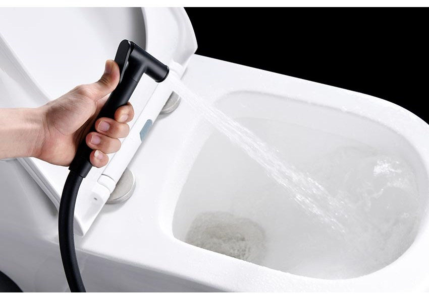Гигиенический душ со смесителем Imex Munich Matt Black RDM001/NG цена 10416 грн - фотография 2