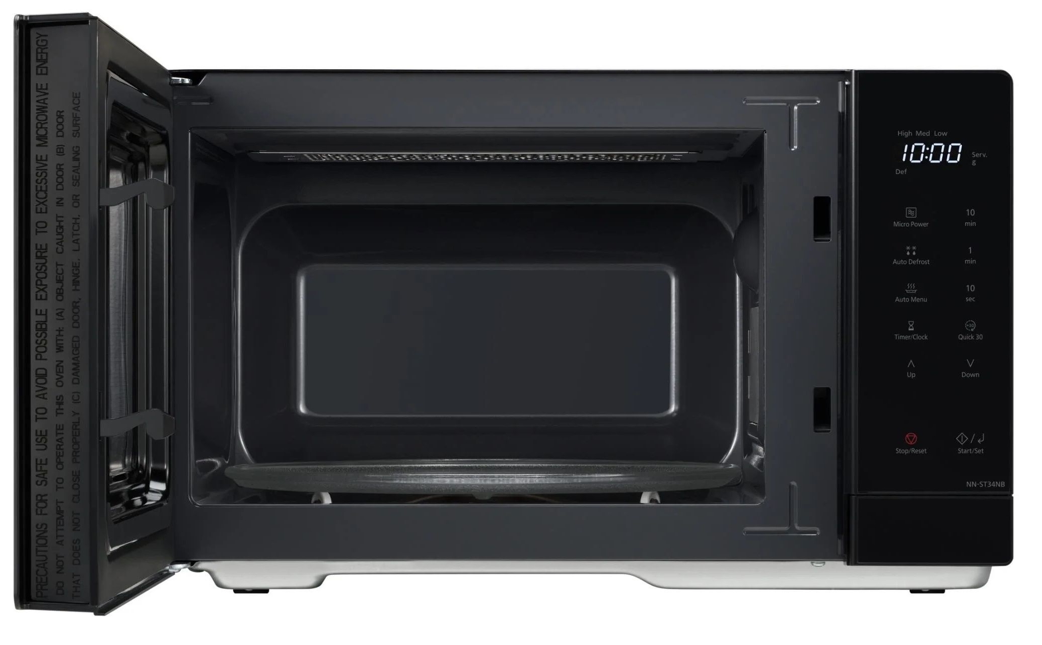 Микроволновая печь Panasonic NN-GT34NBZUE цена 5999 грн - фотография 2