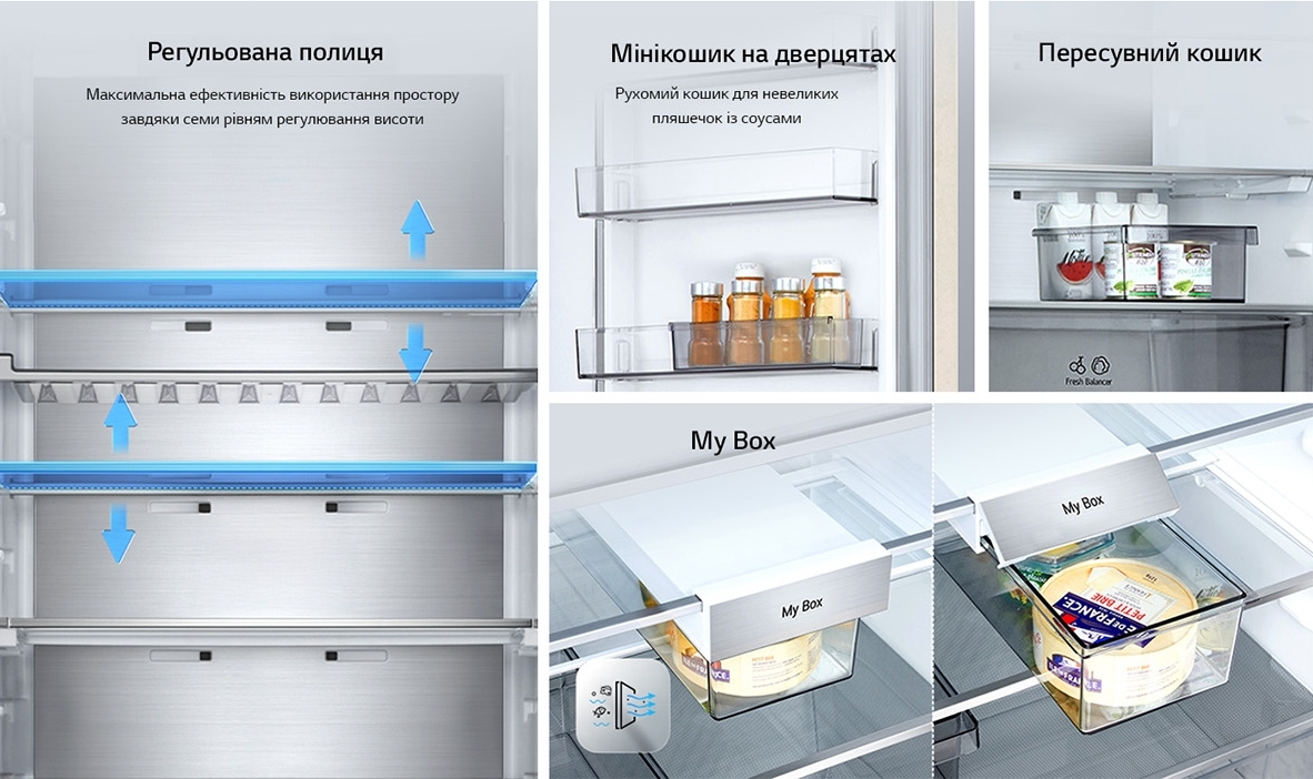 Холодильник LG GC-B509EEKM зовнішній вигляд - фото 9