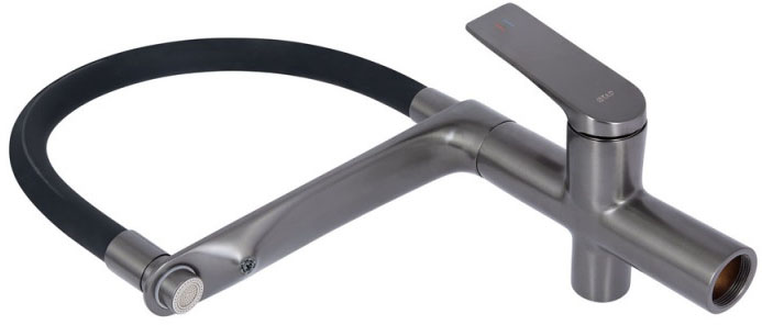 Змішувач для кухні Q-Tap Vlasta New QTVLA364GMB45649 Gunmetal Black PVD характеристики - фотографія 7