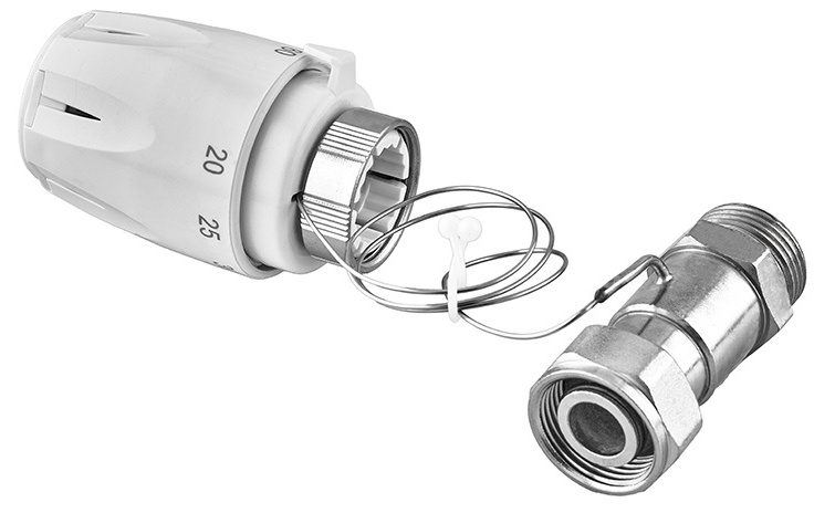 Термоголовка Koer KR.1337-M30x1.5 із проточним сенсором (KR5219) ціна 0 грн - фотографія 2