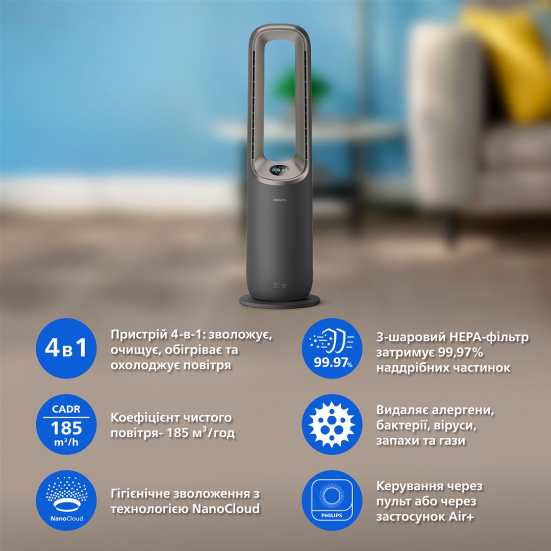Климатический комплекс Philips Air Performer 9000 AMF970/10 цена 31499 грн - фотография 2