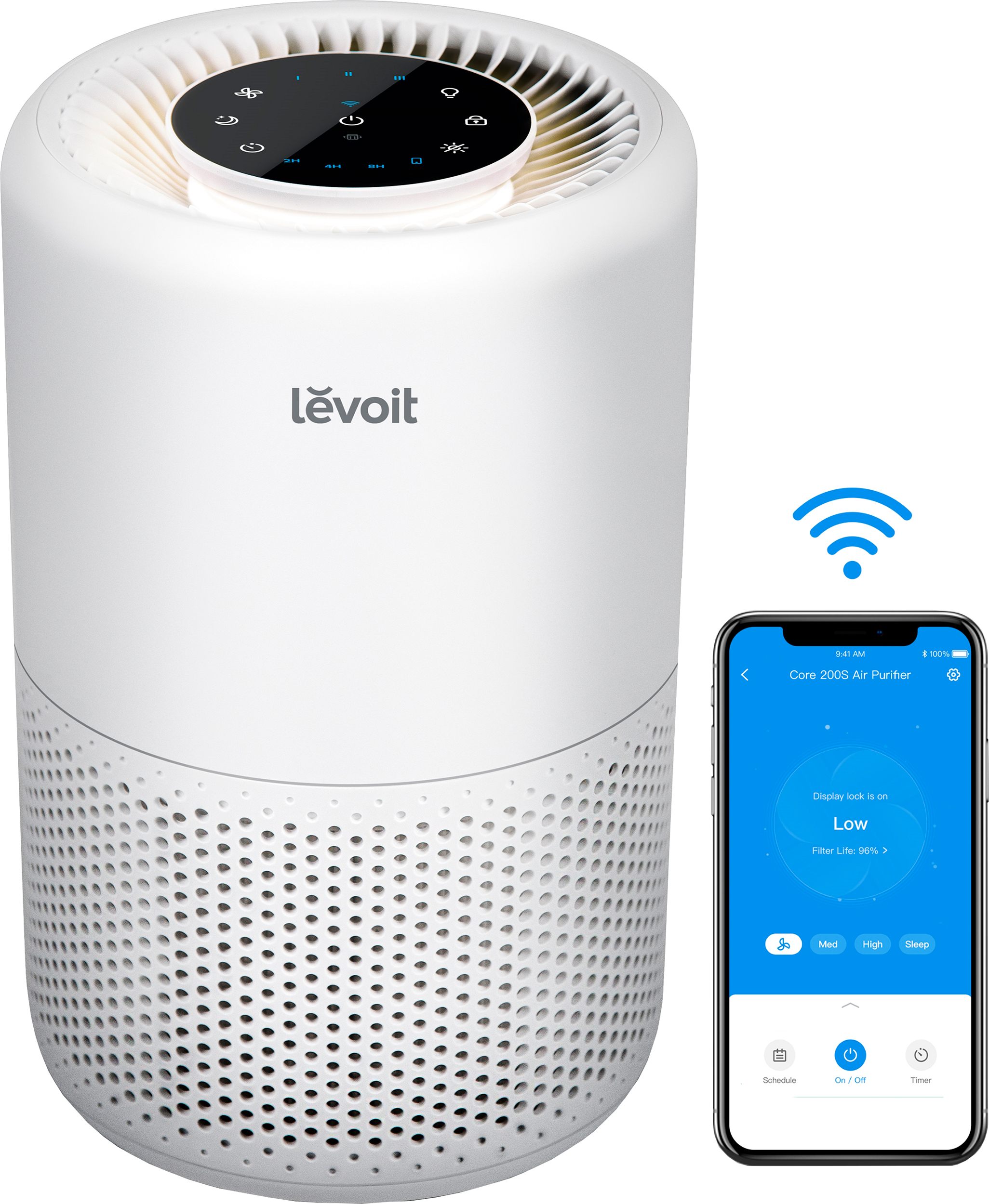 Очиститель воздуха Levoit Smart Air Purifier Core 200S (HEAPAPLVSEU0064) цена 6499 грн - фотография 2