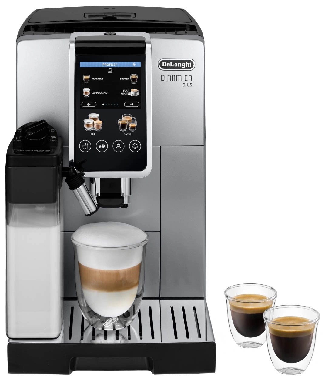 Кавомашина Delonghi Dinamica Plus ECAM 380.85 SB ціна 32999 грн - фотографія 2