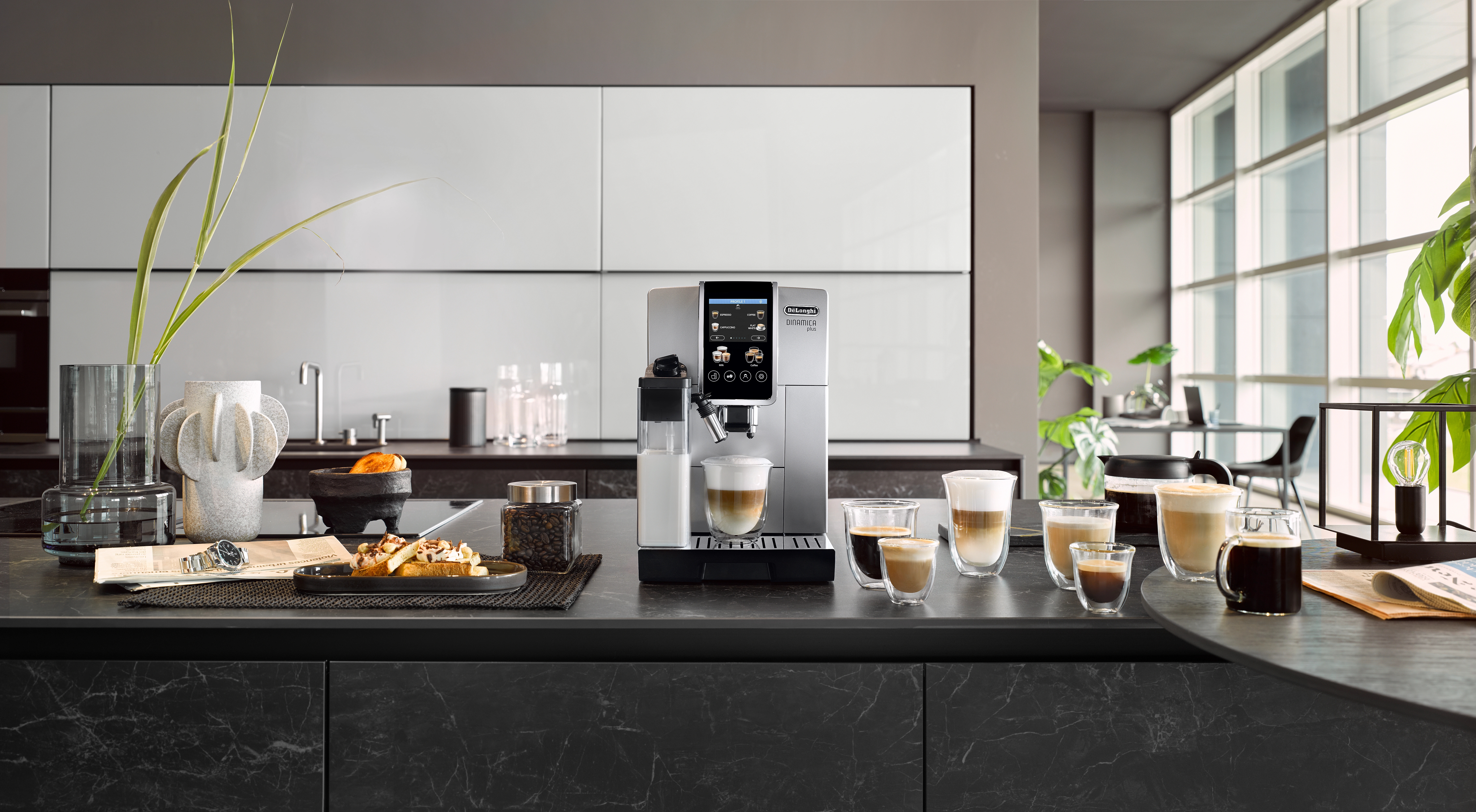 огляд товару Кавомашина Delonghi Dinamica Plus ECAM 380.85 SB - фотографія 12