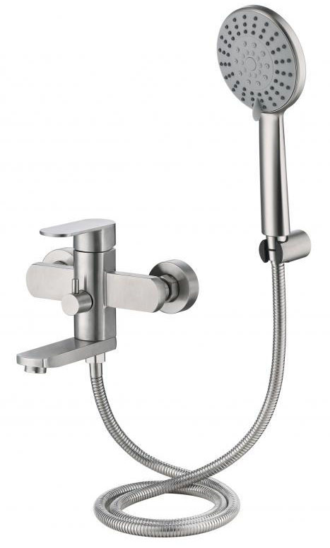 Змішувач для ванни Lidz Luna 006 (k35) LDLUN006NKS49190 Nickel ціна 2602 грн - фотографія 2
