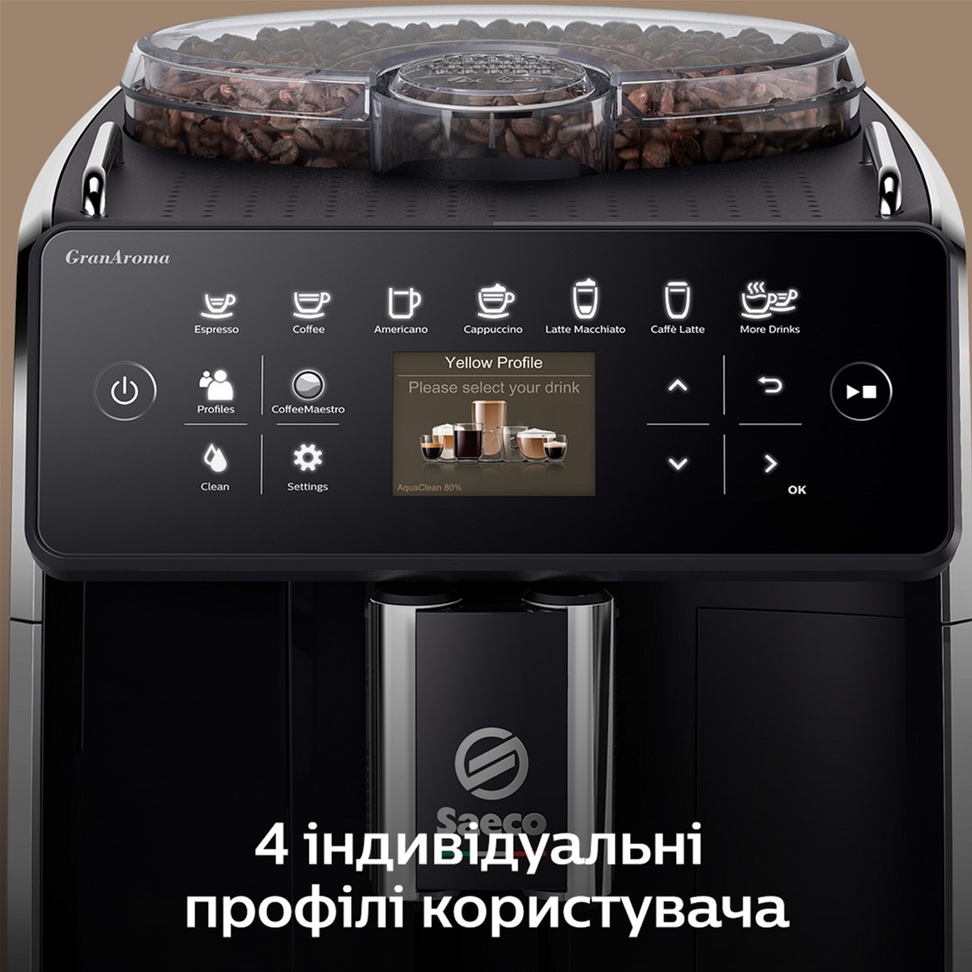 Кавомашина Saeco GranAroma SM6480/00 огляд - фото 8