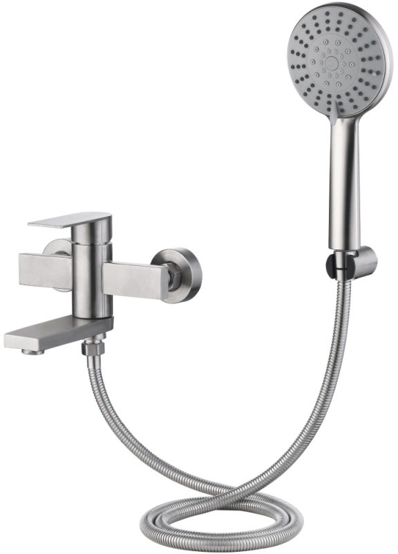 Смеситель для ванны Lidz Nexus 006 (k35) LDNEX006NKS49186 Nickel цена 2618 грн - фотография 2