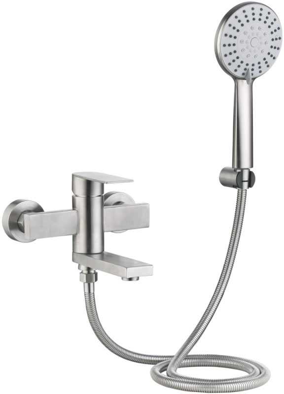 Смеситель для ванны Lidz Nexus 006 (k35) LDNEX006NKS49186 Nickel