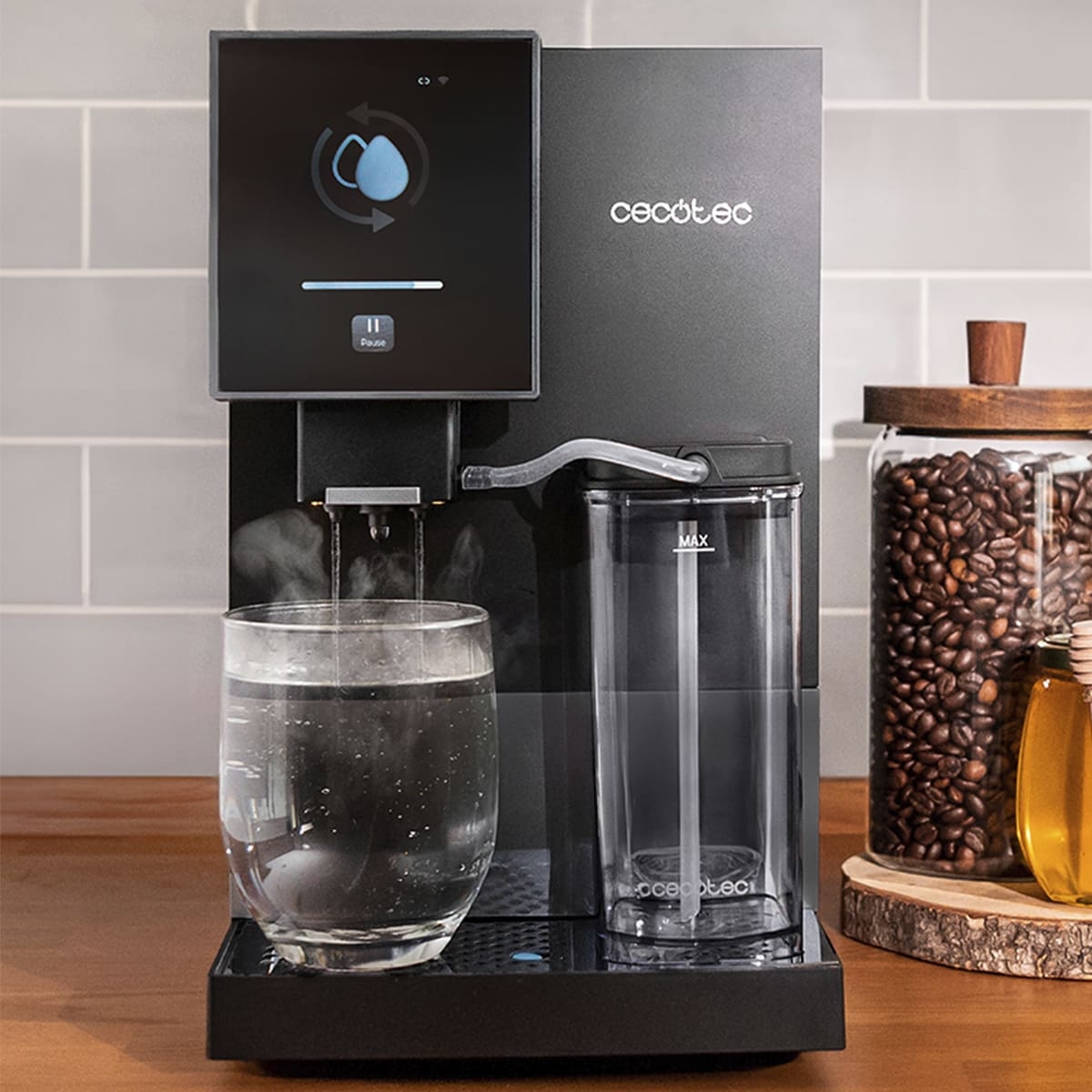 Кофемашина Cecotec Cremmaet Compactccino Connected (CCTC-01460) обзор - фото 8