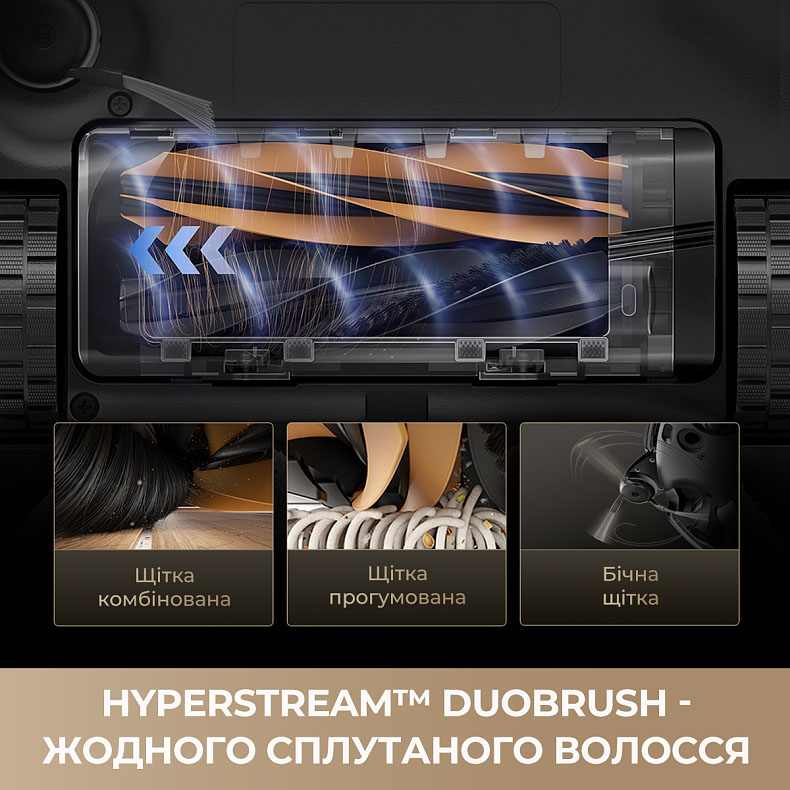 огляд товару Робот-пилосос Dreame Bot Matrix10 Ultra Black (RLX95CE-bl) - фотографія 12