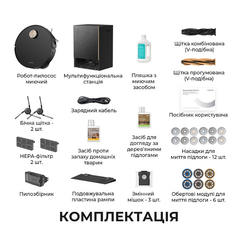 товар Dreame Bot Matrix10 Ultra Black (RLX95CE-bl) - photo 13