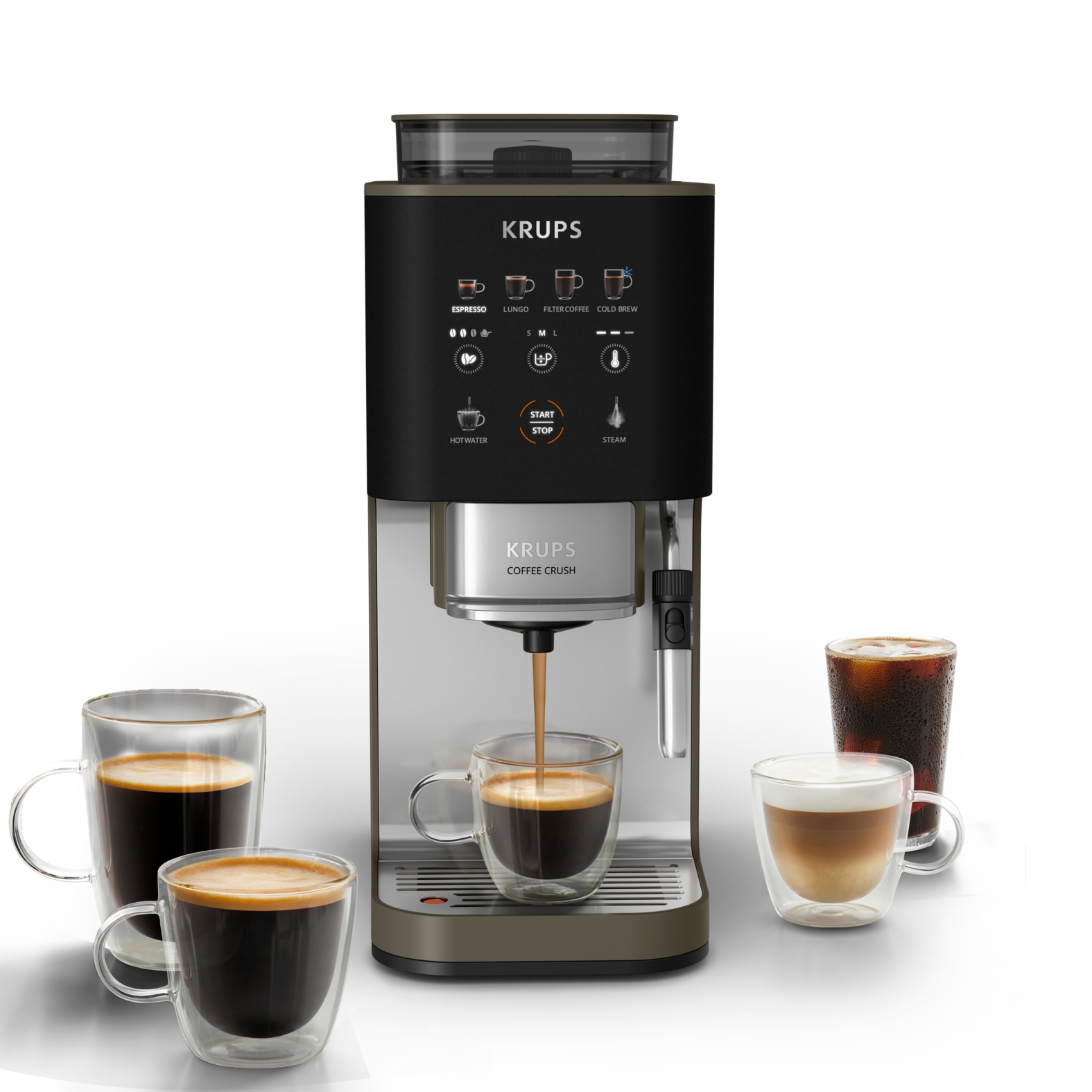 Кавомашина Krups Coffee Crush Experience SA403BE0 огляд - фото 11