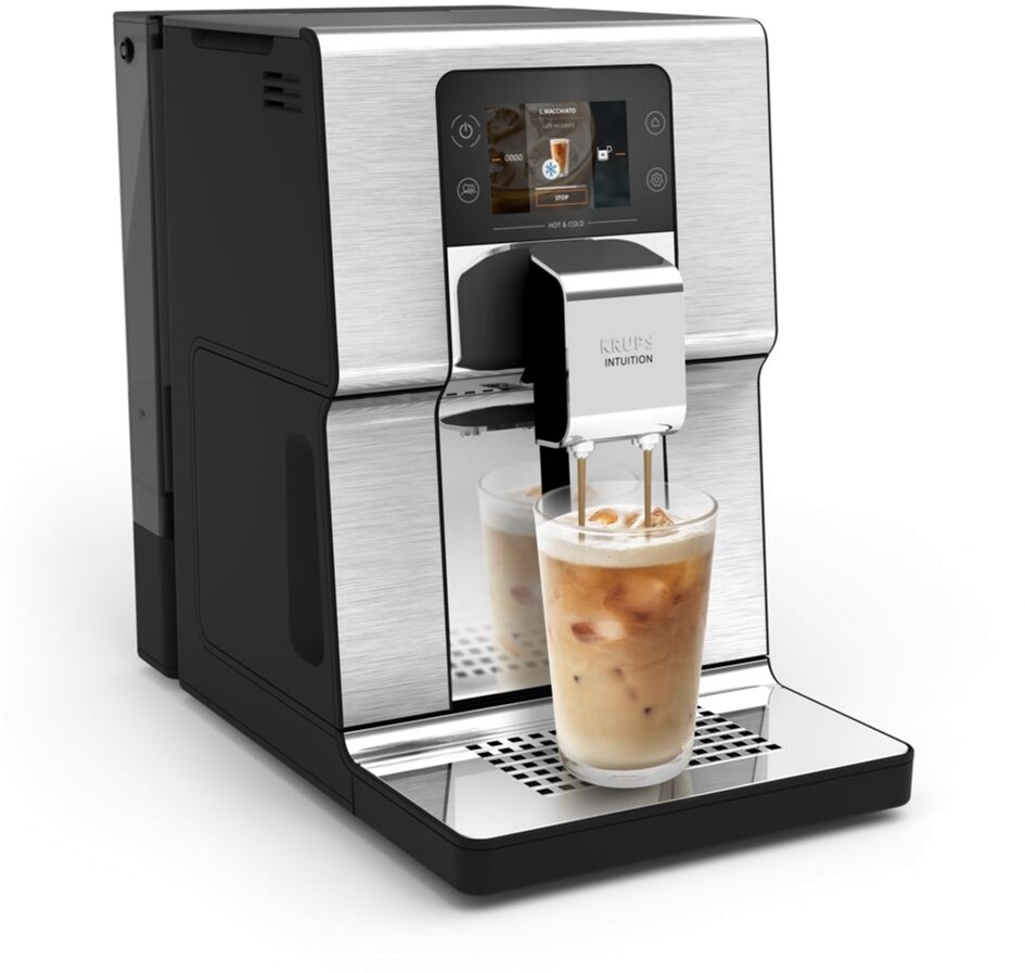 обзор товара Кофемашина Krups Intuition Experience Hot&Cold EA879EE0 - фотография 12