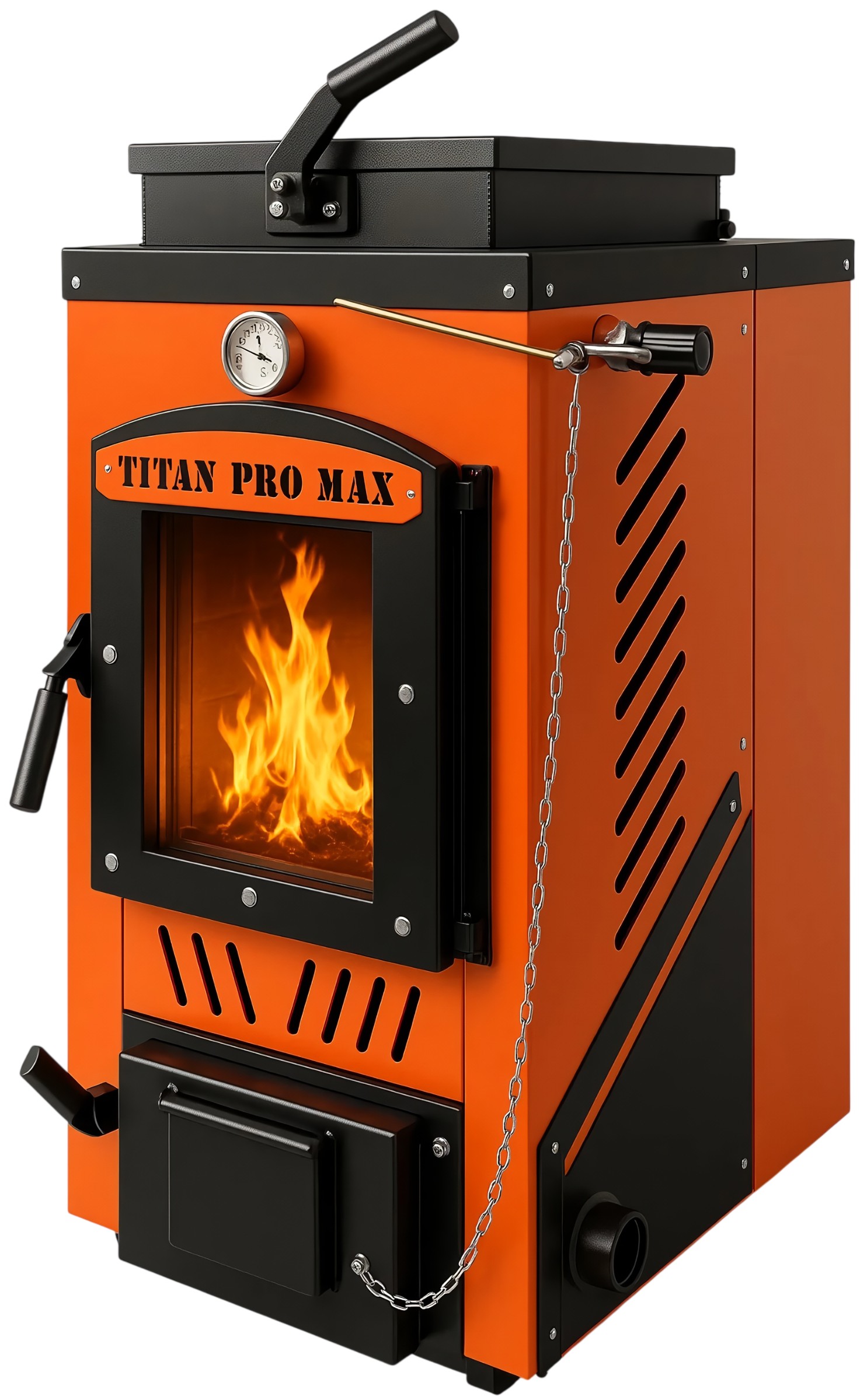 Твердопаливний котел Тепло Пром Titan Pro Max 12 кВт (1126812) ціна 37500 грн - фотографія 2