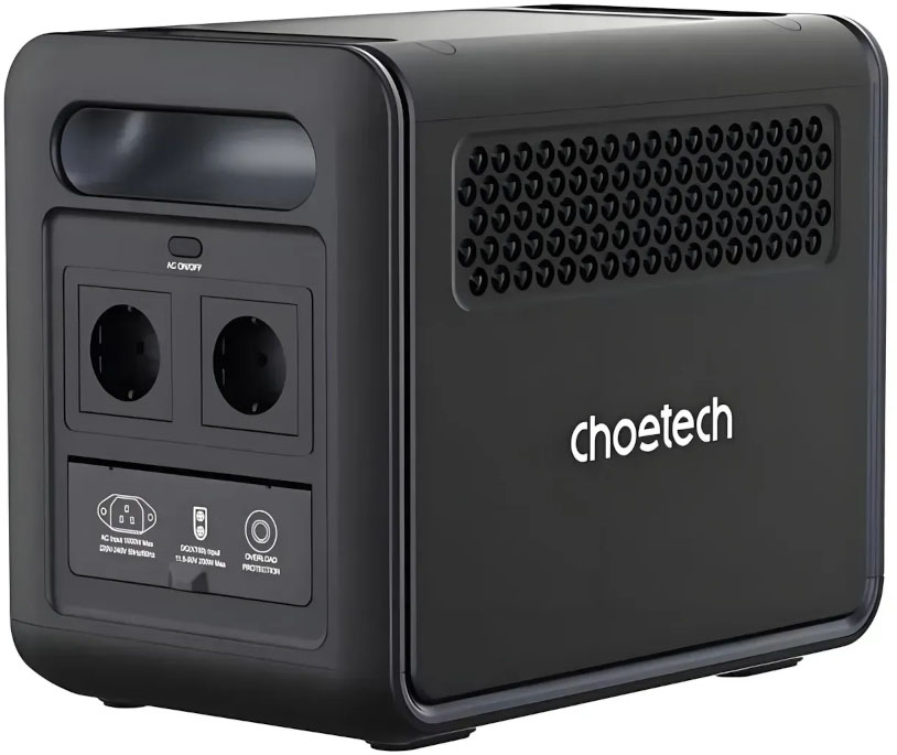 Портативная зарядная станция Choetech BS068 (BS068-EU-GY) 1200Вт / 1024Вт/час цена 25999 грн - фотография 2