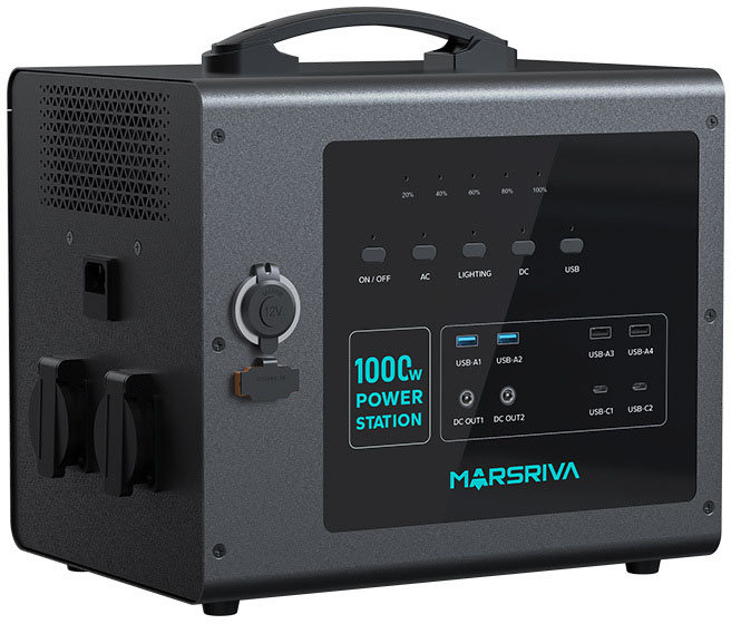 в продаже Портативная зарядная станция Marsriva MP10 1000Вт / 1008Вт/час - фото 3