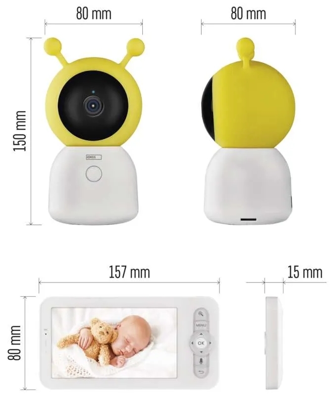 Emos IP-500 Guard (H4052) Габаритні розміри