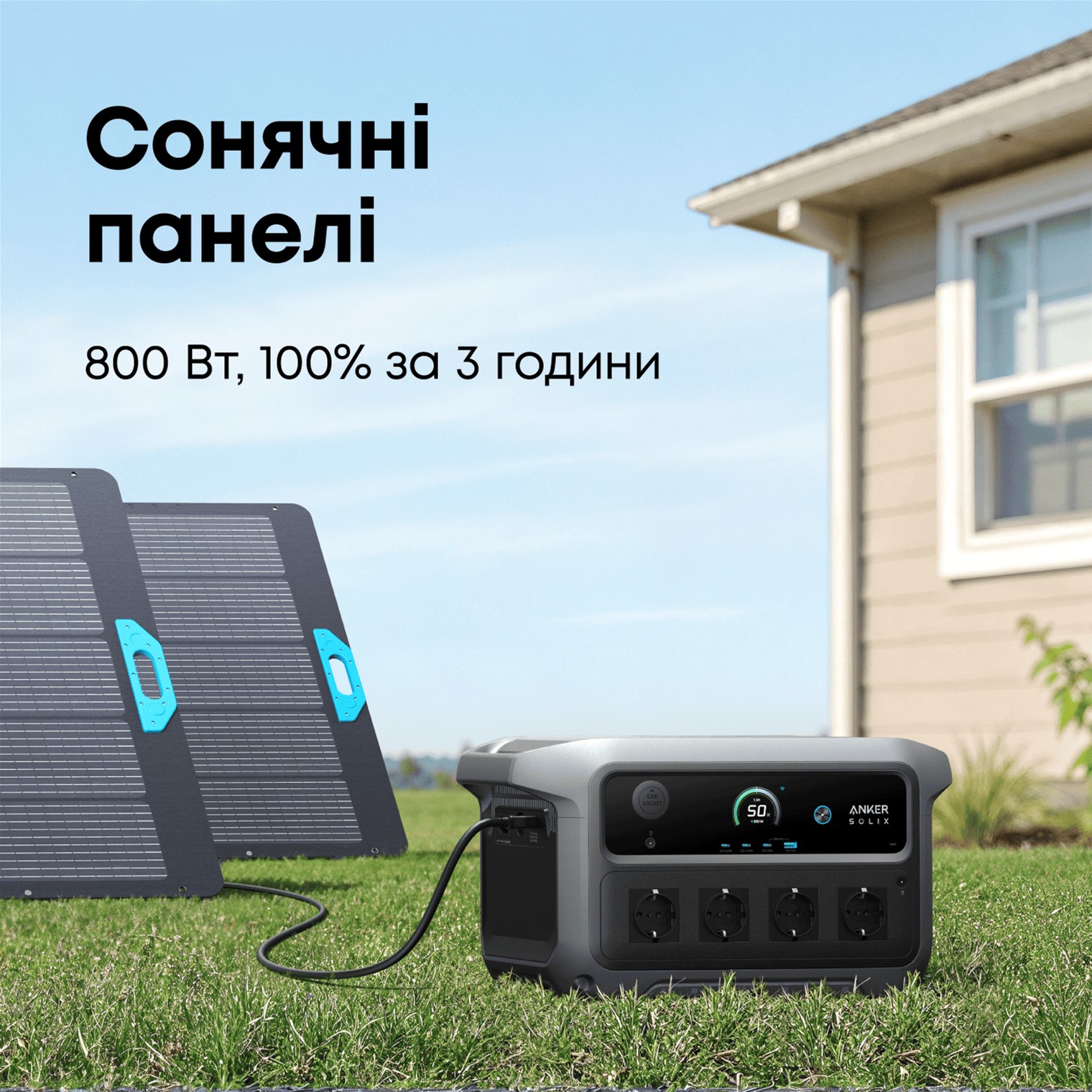 Портативна зарядна станція Anker Solix C2000 Gen2 3000Вт / 2048Вт*год характеристики - фотографія 7